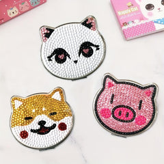 DIY Double-sided Paste Diamond Painting Small Mirror