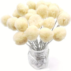 10pcs Ball Brushes For Leather Dyeing DIY Crafts Metal Handles