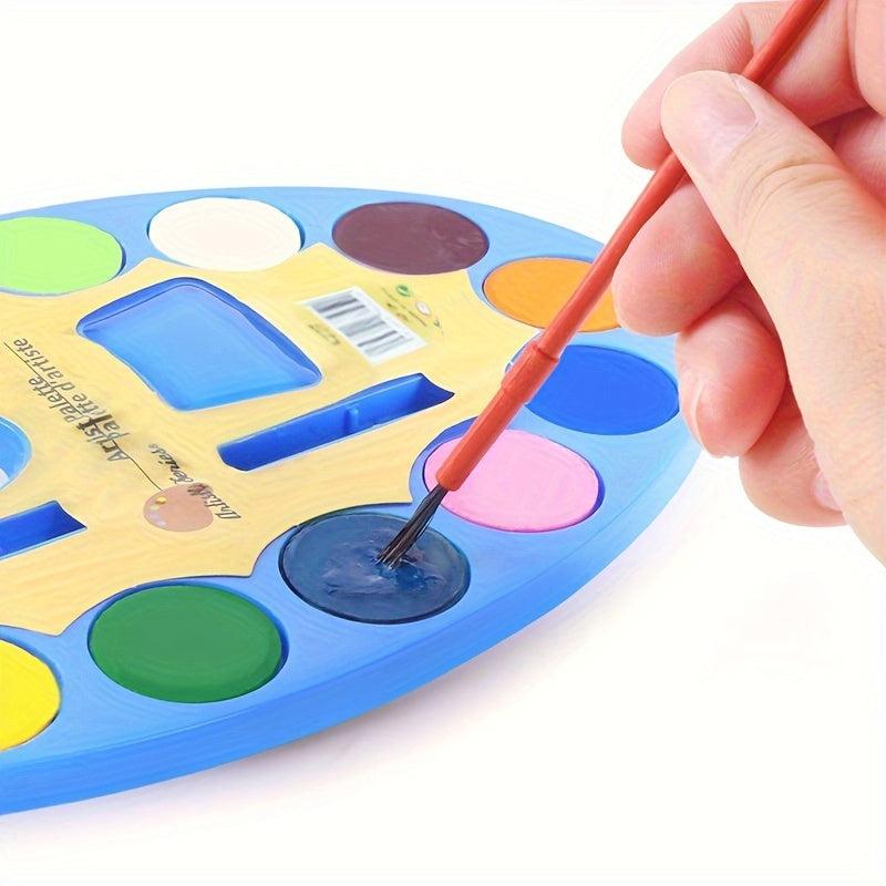 12 Colors Gouache Paint Set for Beginners Watercolor Painting Pigment 2 Boxes
