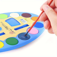 12 Colors Gouache Paint Set for Beginners Watercolor Painting Pigment 2 Boxes