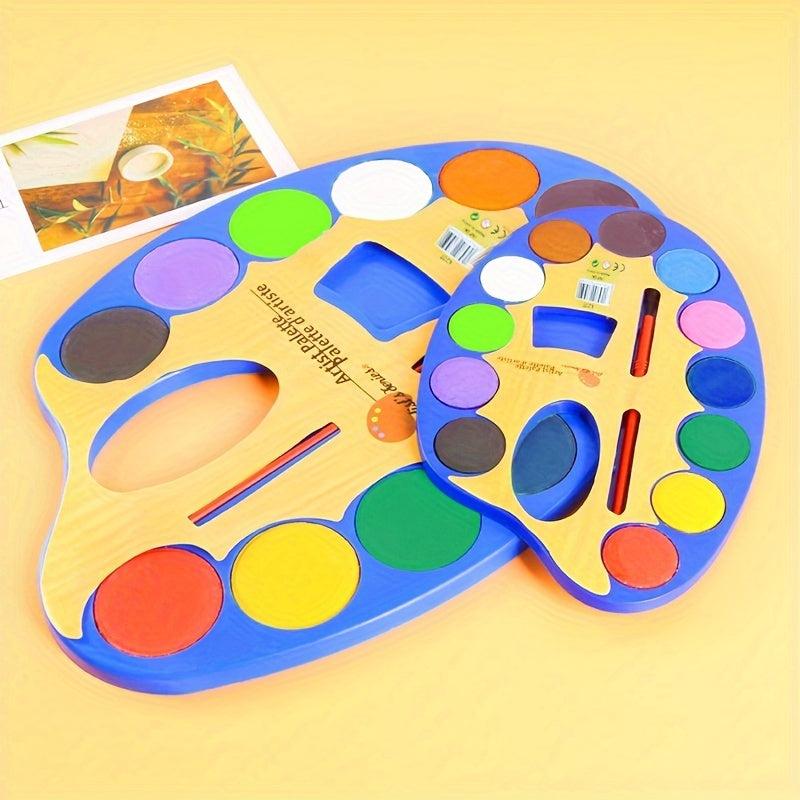 12 Colors Gouache Paint Set for Beginners Watercolor Painting Pigment 2 Boxes