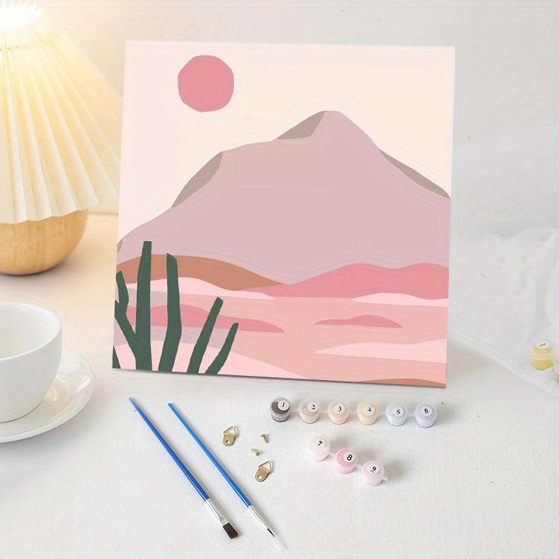 Pine Log Picture Frame Painting Kit 11.8in x 11.8in