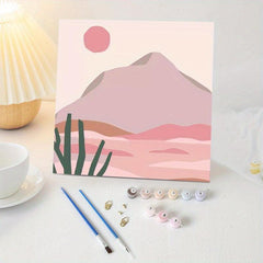 Pine Log Picture Frame Painting Kit 11.8in x 11.8in