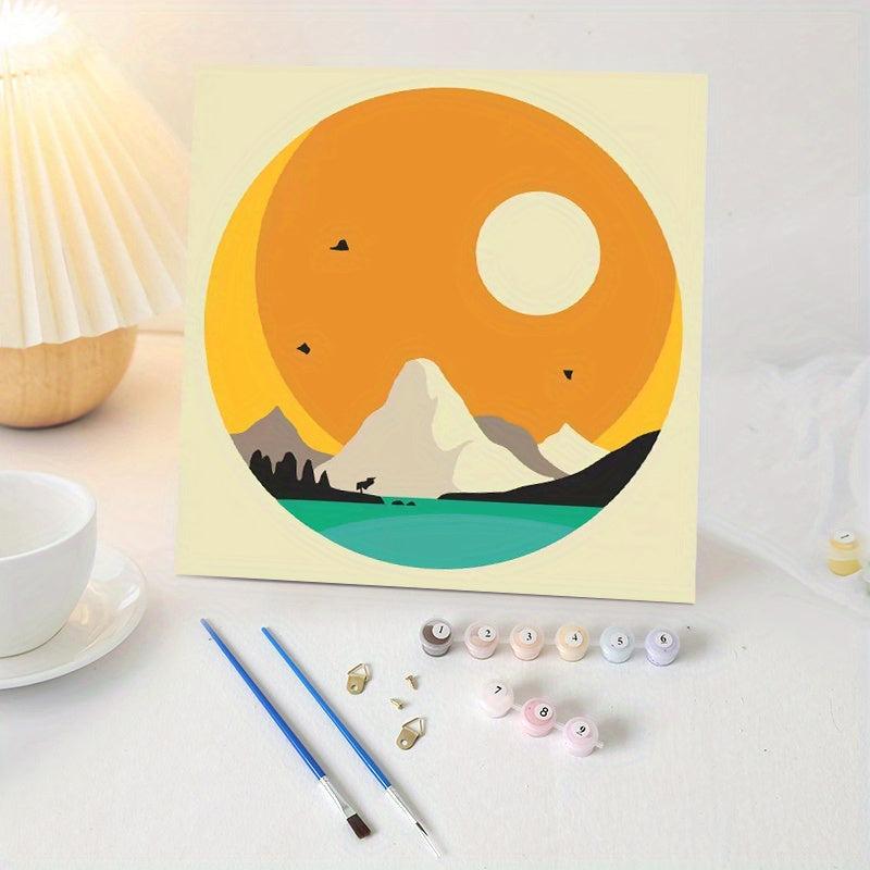 Pine Log Picture Frame Painting Kit 11.8in x 11.8in