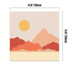 Pine Log Picture Frame Painting Kit 11.8in x 11.8in