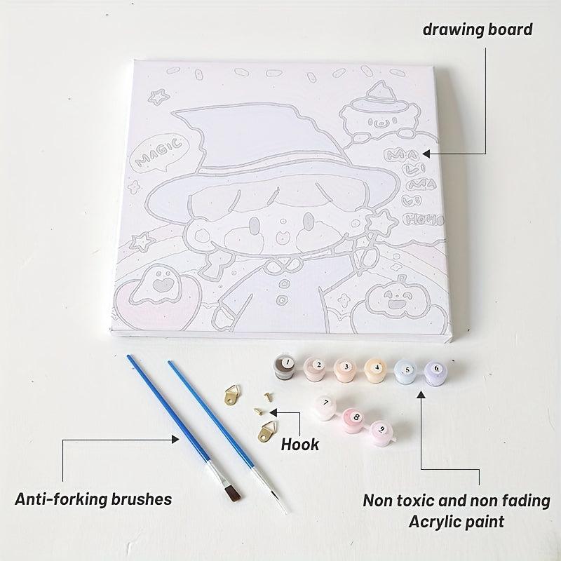 Pine Log Picture Frame Painting Kit 11.8in x 11.8in