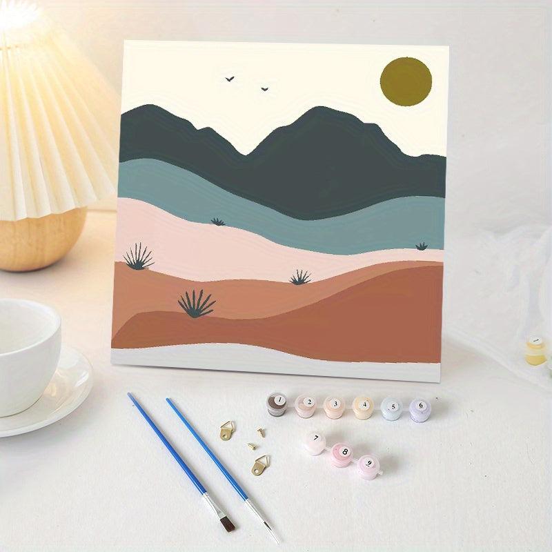 Pine Log Picture Frame Painting Kit 11.8in x 11.8in