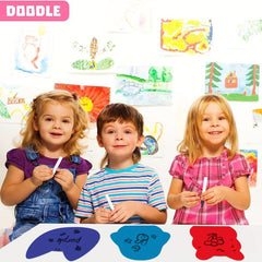Colorful Dry Erase Object Shape Whiteboard Marker Stickers