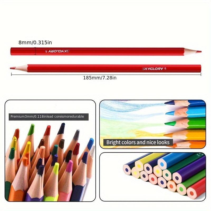 24 Colors Painting Pencils Colored Pencils Set Art Stationery