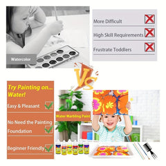 Marbling Paint Art Kit Arts And Crafts Kits Art Set Paint Gift