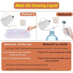 Marbling Paint Art Kit Arts And Crafts Kits Art Set Paint Gift