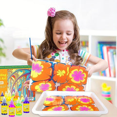 Marbling Paint Art Kit Arts And Crafts Kits Art Set Paint Gift