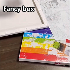 DIY Digital Painting Cartoon Hand Painting Bedroom Decoration
