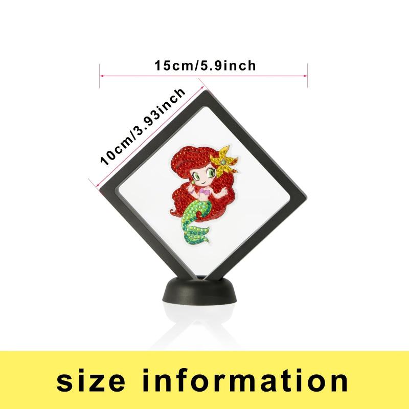 DIY Diamond Painting Mermaid Craft Double Sided Ornament