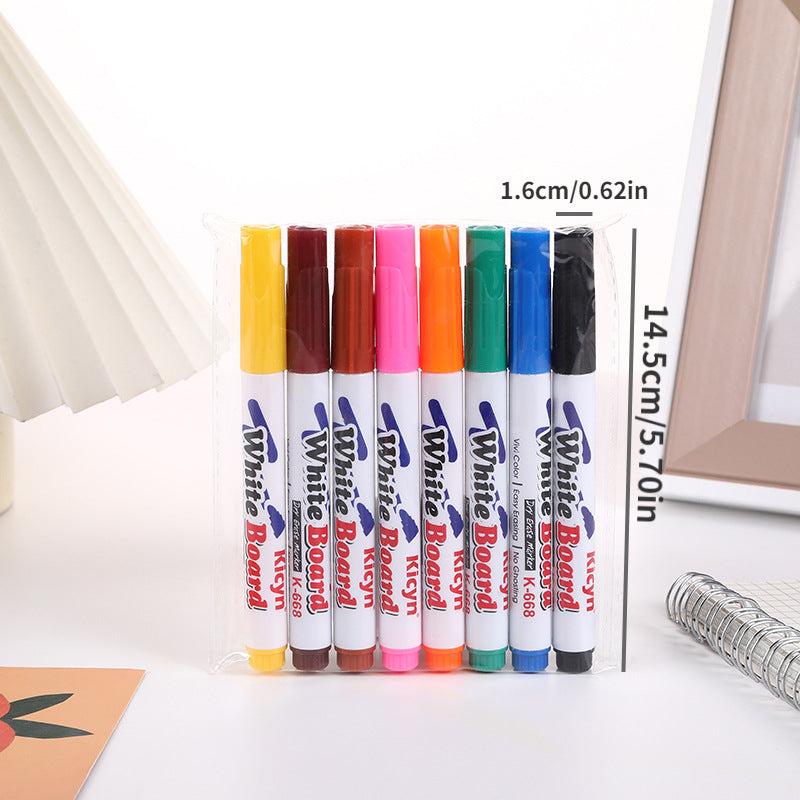 12 Colors Floating Painting Brush Whiteboard Markers Pen