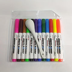 12 Colors Floating Painting Brush Whiteboard Markers Pen