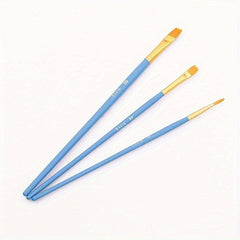 3pcs DIY Painting Pens Set Copper Tube Horse Hair Acrylic Watercolor Pens
