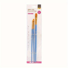3pcs DIY Painting Pens Set Copper Tube Horse Hair Acrylic Watercolor Pens