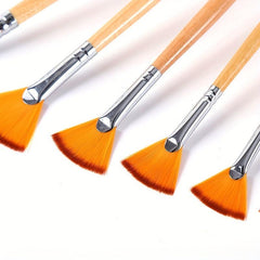 Fan Gouache Pen Set Painting Fishtail Pen Pigment Pen Acrylic Painting Pen