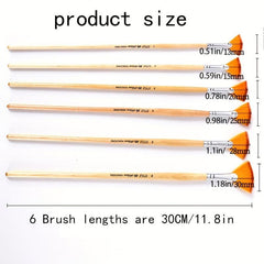 Fan Gouache Pen Set Painting Fishtail Pen Pigment Pen Acrylic Painting Pen