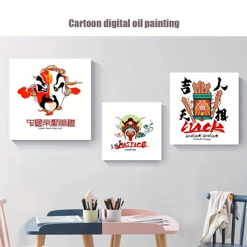 Chinese Style Digital Painting Wall Art Decor