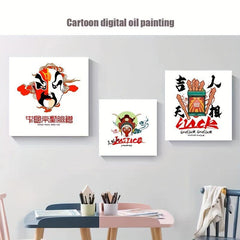 Chinese Style Digital Painting Wall Art Decor
