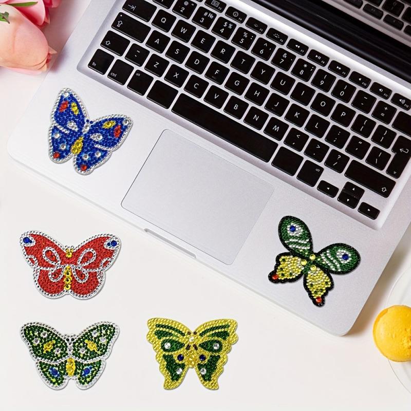5pcs Butterfly Diamond Painting Stickers DIY Craft Supplies
