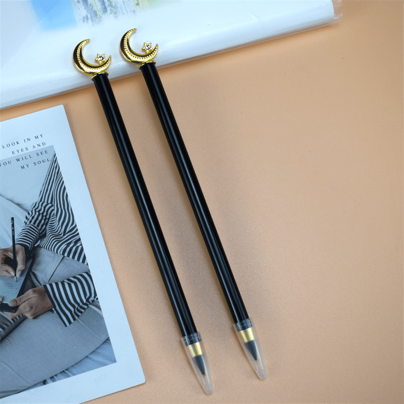 2PCS Eternal Pencil Infinity Pencil Graffiti Office Student Pencil