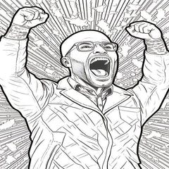 Anxiety Theme Adult Coloring Book - Christmas Halloween Holiday Party Gift