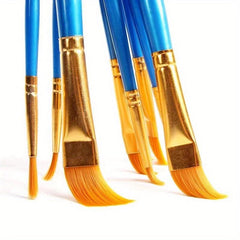 10pcs Nylon Hair Art Painting Brushes Watercolor Brushes