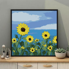 DIY Digital Landscape Painting for Kids Hand-painted Decoration
