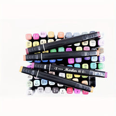Colorful Double ended Markers Set Non toxic Watercolor Pens Bright Long lasting