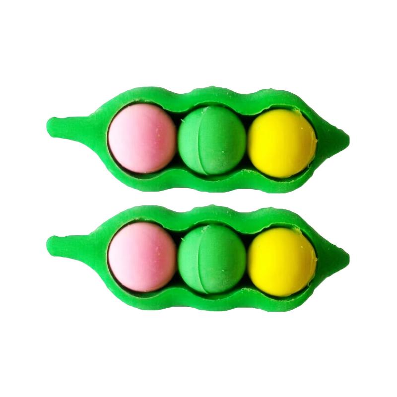 10pcs Cartoon Fruit Erasers 3D Shape Small Gift