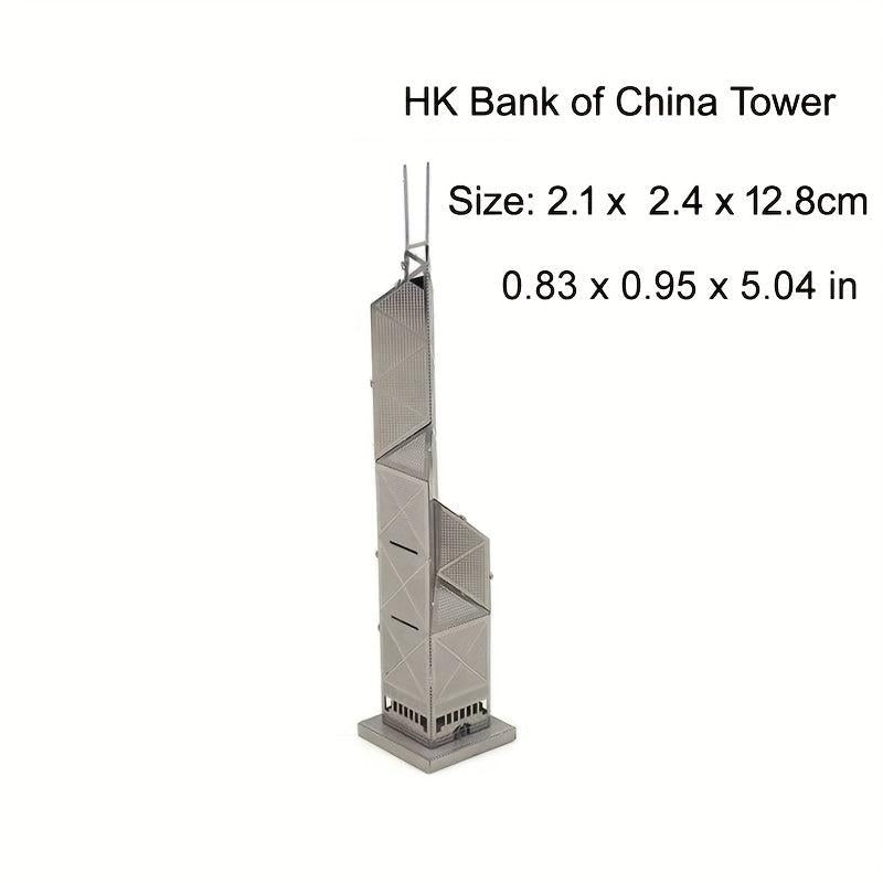Educational Metal 3D Jigsaw Puzzle DIY World Famous Building Series