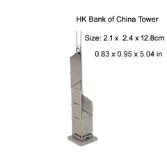 Educational Metal 3D Jigsaw Puzzle DIY World Famous Building Series