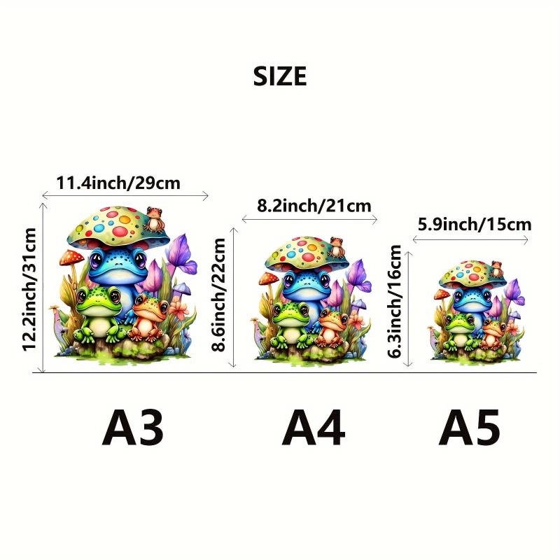 Frogs Wooden Puzzle Jigsaw Animal Shape Puzzles Wooden Toys