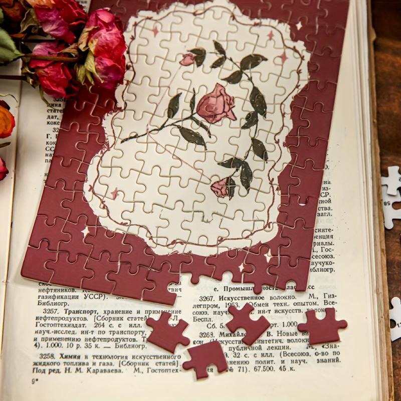 Romantic Rose Puzzle Photo Frame Set Gift