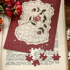 Romantic Rose Puzzle Photo Frame Set Gift
