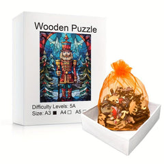 Difficult Magic Wooden Puzzle Toy - Animal Shape Brain Teaser Gift