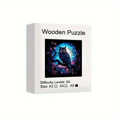 Owl Wooden Puzzle High Difficulty Perfect Gift