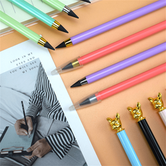 2pcs Bulldog Shaped Metal Pencil for Kids & Students