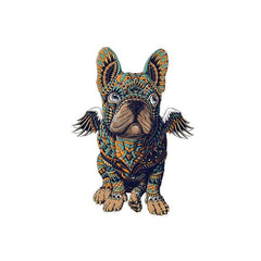 Adorable Frenchie Bulldog Wooden Puzzle for All Ages