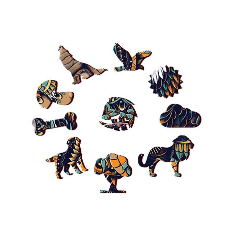 Adorable Frenchie Bulldog Wooden Puzzle for All Ages