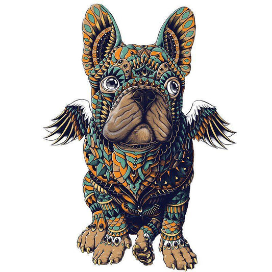 Adorable Frenchie Bulldog Wooden Puzzle for All Ages