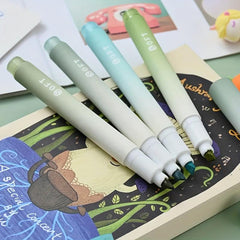 4pcs Morandi Colorful Highlighters for Note-taking Drawing Office Supplies