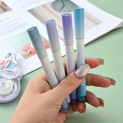 4pcs Morandi Colorful Highlighters for Note-taking Drawing Office Supplies