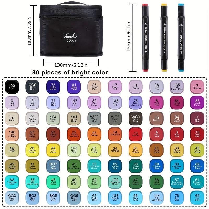 Dual Tip Alcohol Based Markers Blender Thick Halloween Thanksgiving Christmas