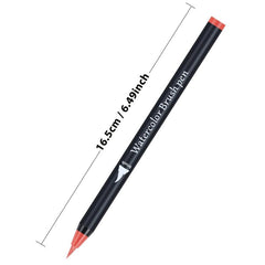 36 Watercolor Brush Pens Combo with Water Brushes for Painting Calligraph