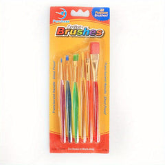 6pcs Candy Watercolor Brushes Set Art Painting Pens