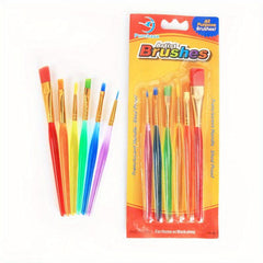 6pcs Candy Watercolor Brushes Set Art Painting Pens